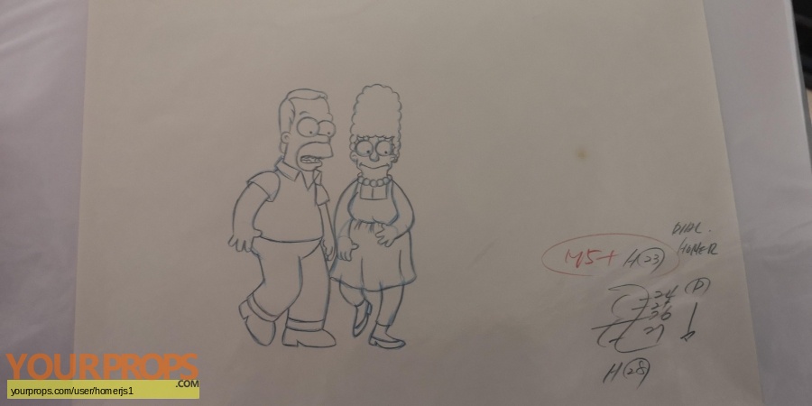 The Simpsons original production material