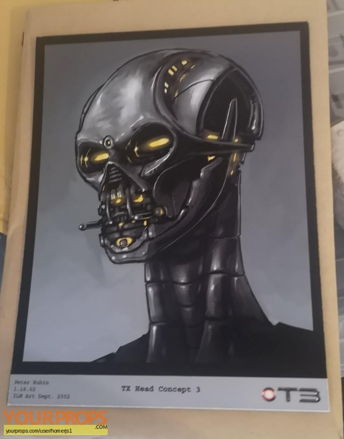 Terminator 3  Rise of the Machines original production material