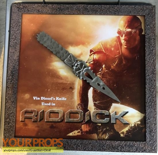 Riddick  Rule The Dark original movie prop