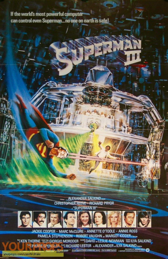 Superman III replica movie prop