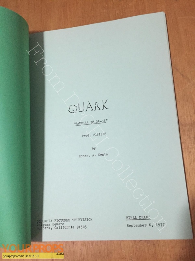 Quark original production material