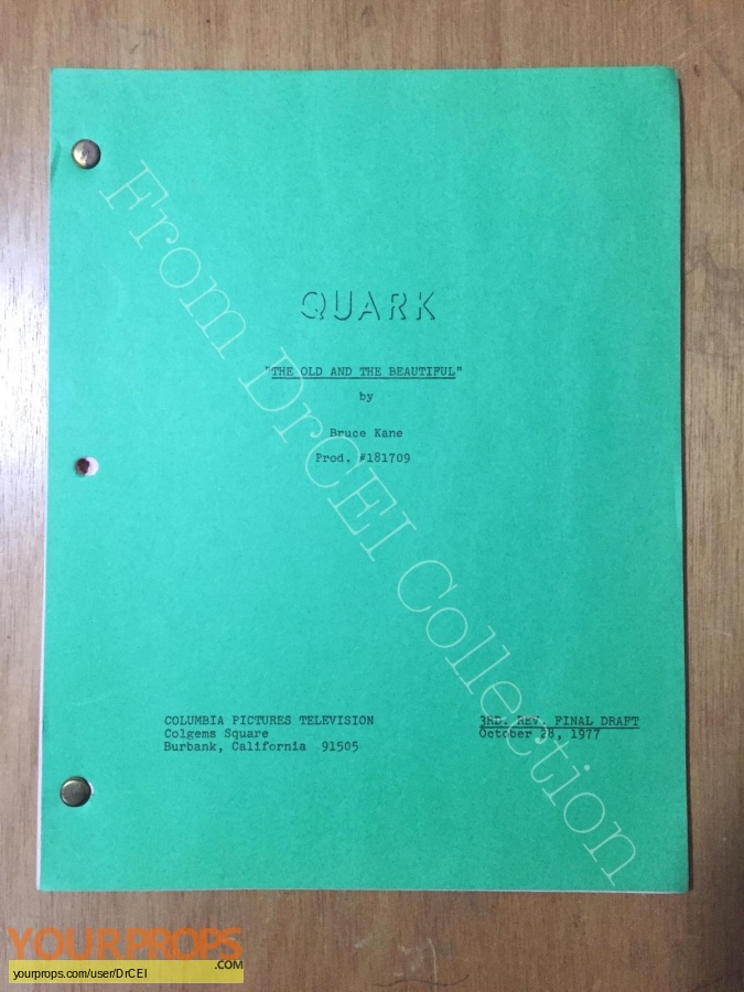 Quark original production material