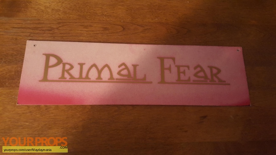 Primal Fear original film-crew items