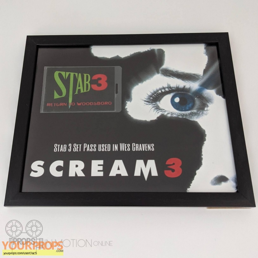 Scream 3 original movie prop