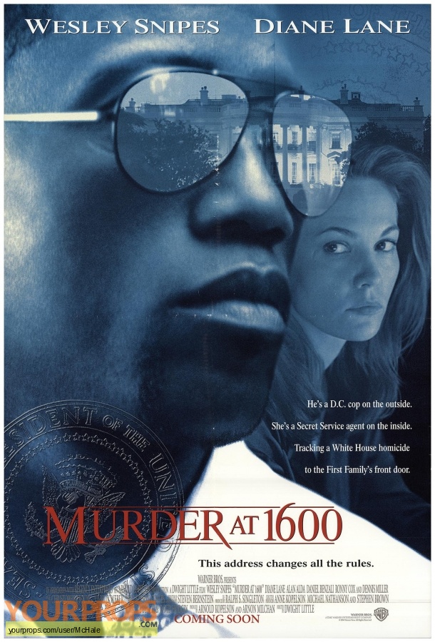 Murder at 1600 replica movie prop