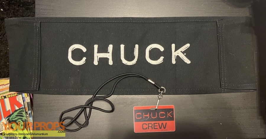 Chuck original film-crew items