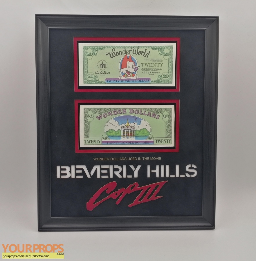 Beverly Hills Cop 3 original movie prop