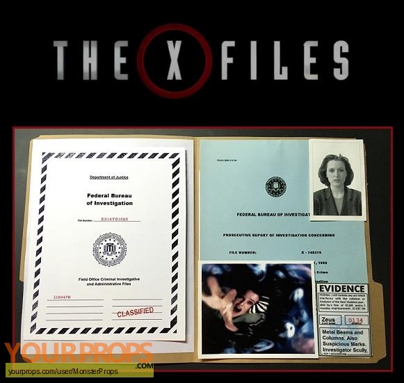 The X Files replica movie prop