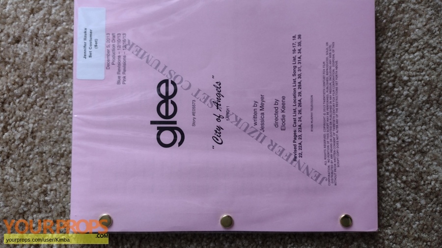 Glee original production material