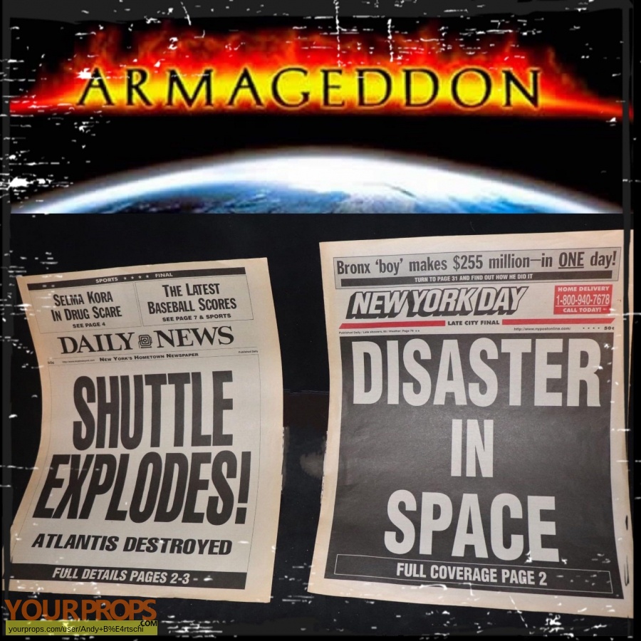 Armageddon original movie prop