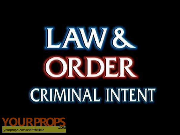Law   Order  Criminal Intent replica movie prop