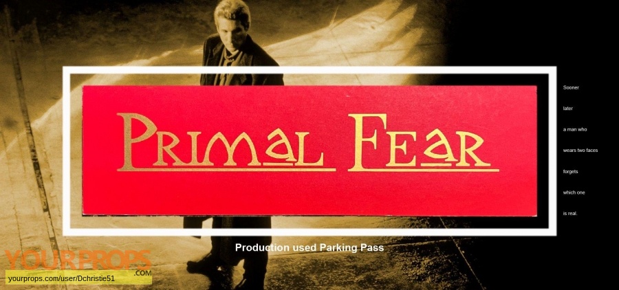 Primal Fear original production material