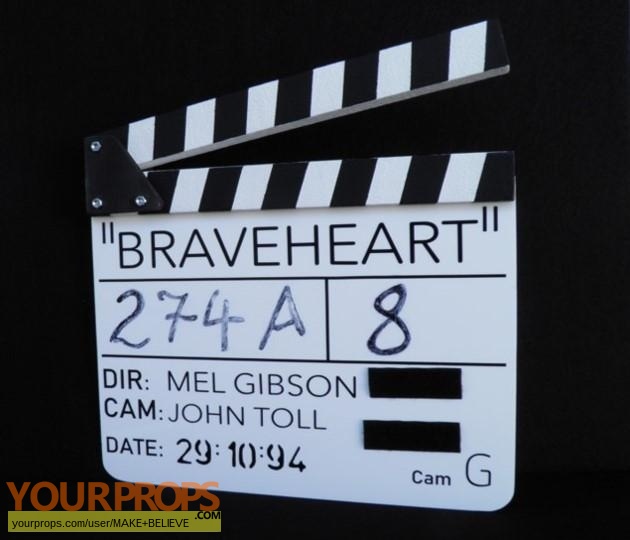 Braveheart made from scratch film-crew items