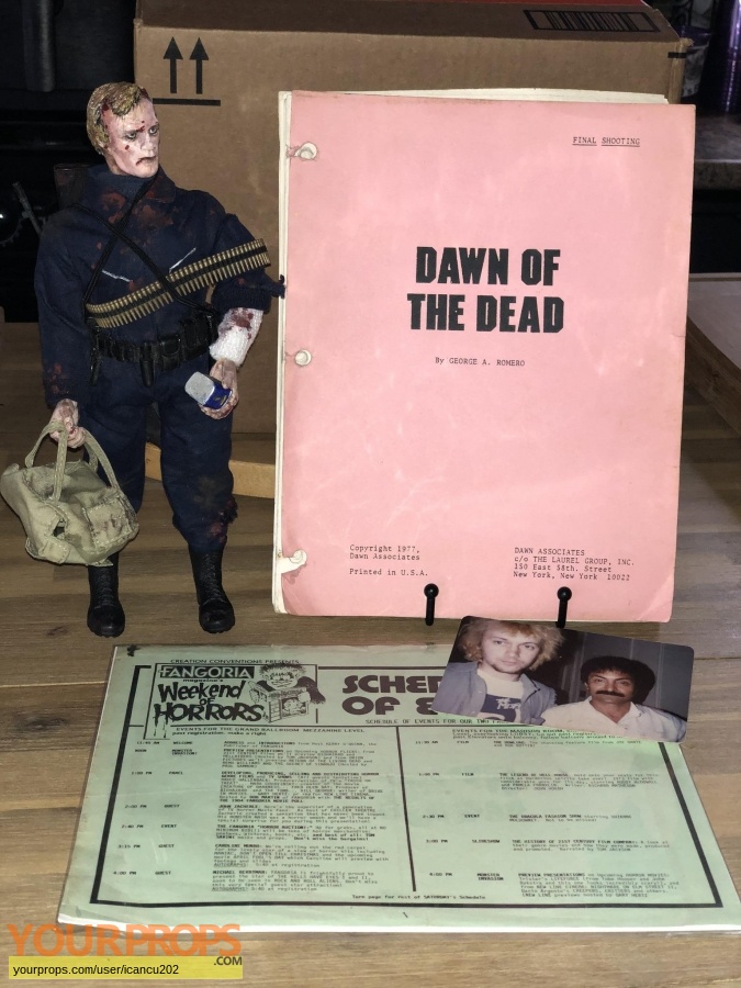 Dawn of the Dead original production material