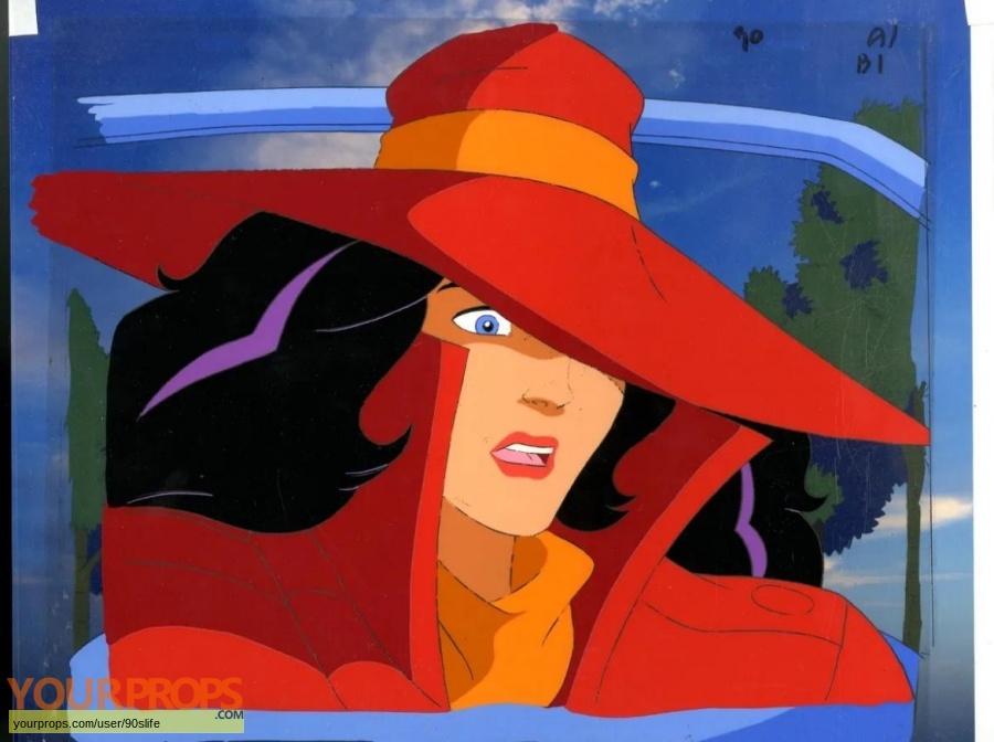 Where On Earth Is Carmen Sandiego original production artwork