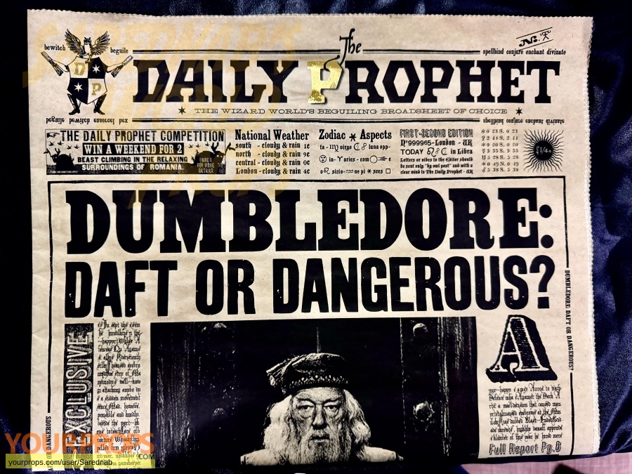 Harry Potter and the Order of the Phoenix replica movie prop