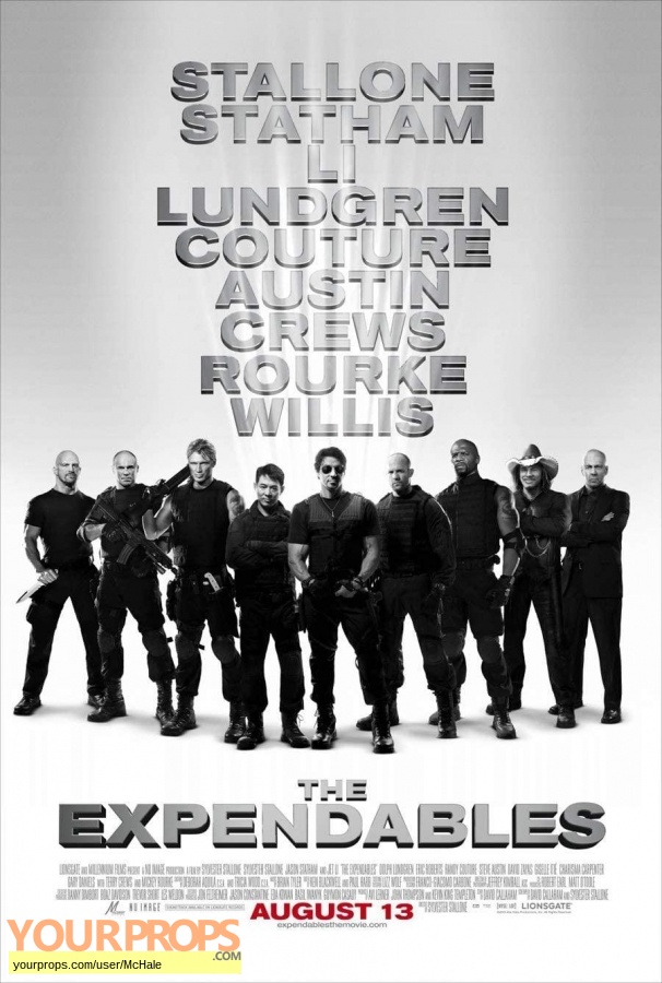 The Expendables replica movie prop