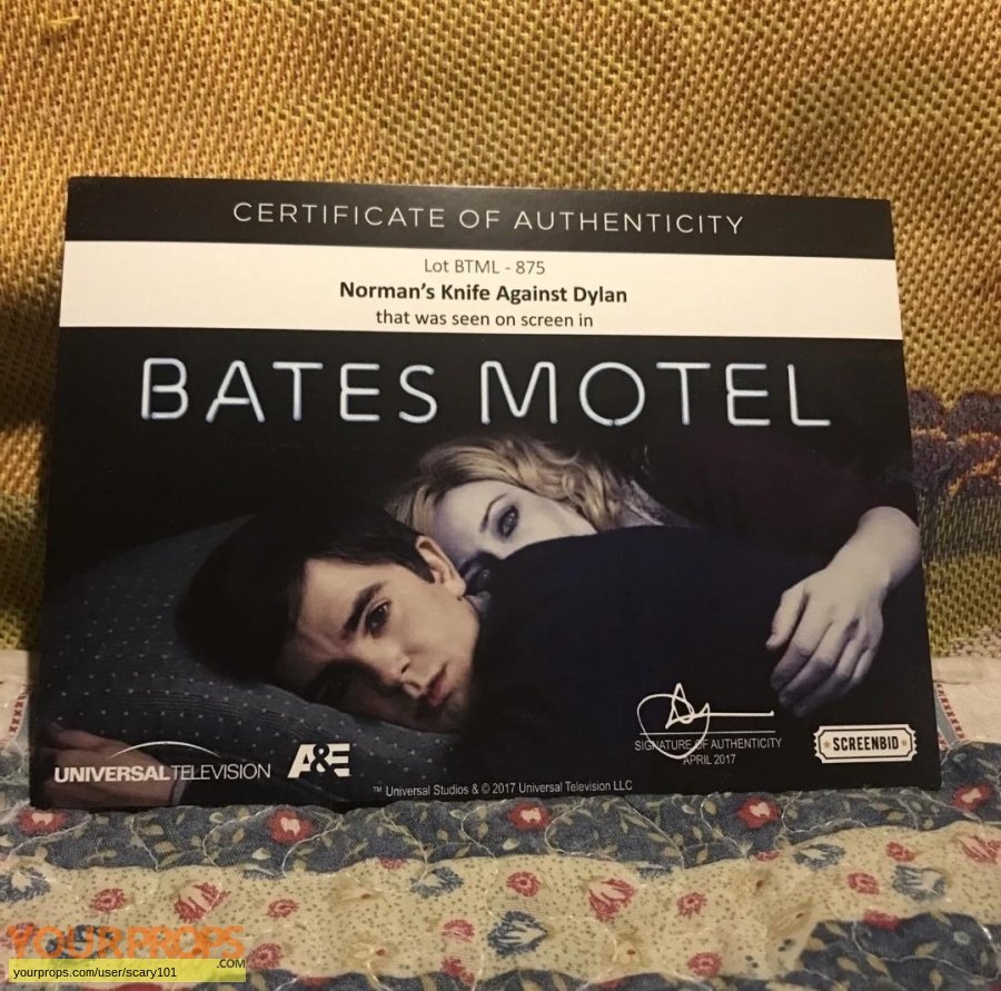 Bates Motel original movie prop