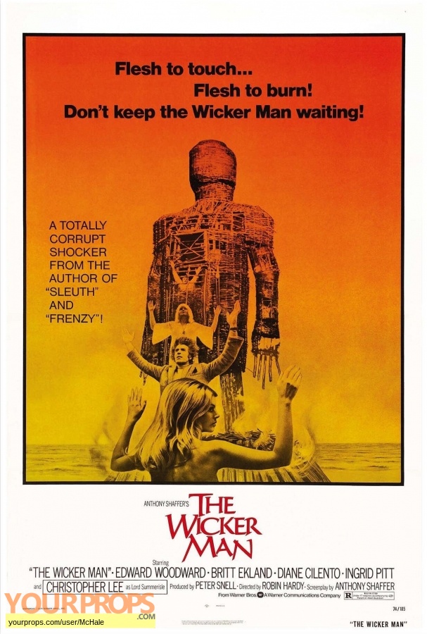 The Wicker Man replica movie prop