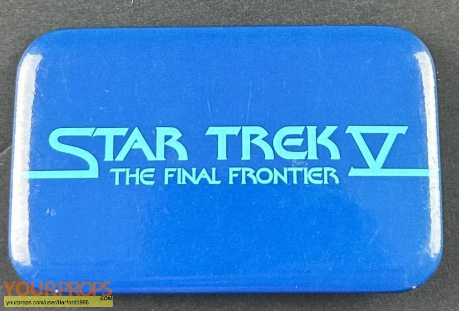Star Trek V  The Final Frontier original film-crew items