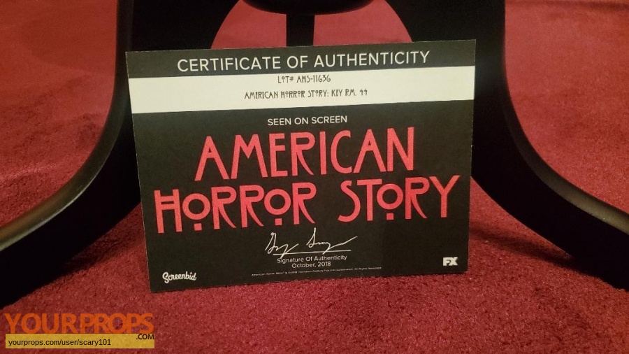 American Horror Story Hotel original movie prop