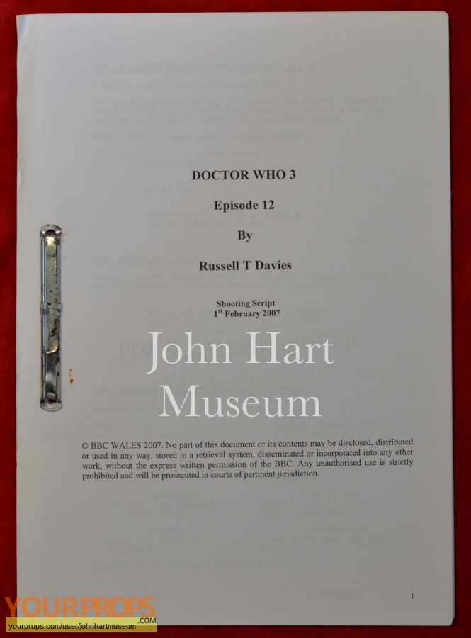 Doctor Who original production material