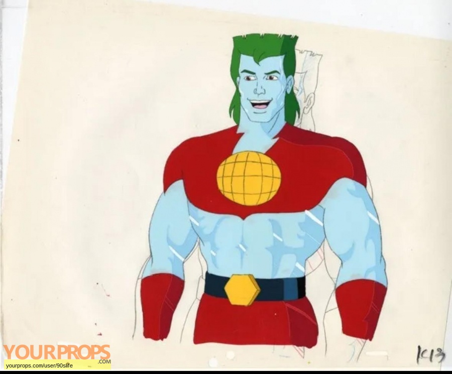 Captain Planet and the Planeteers original production artwork