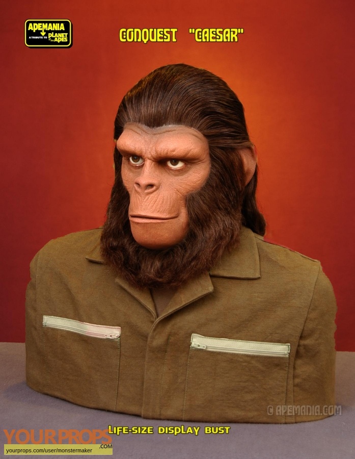 Conquest of the Planet of the Apes made from scratch make-up   prosthetics