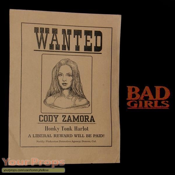 Bad Girls original movie prop