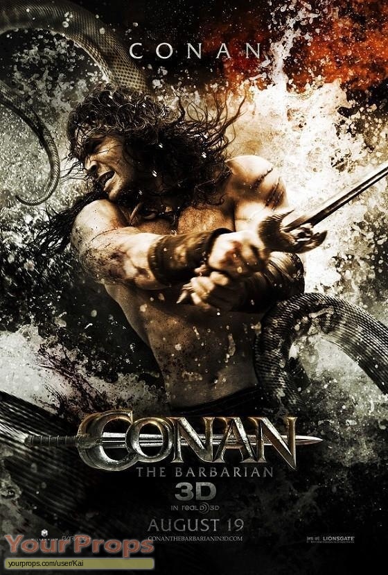 Conan original movie prop weapon