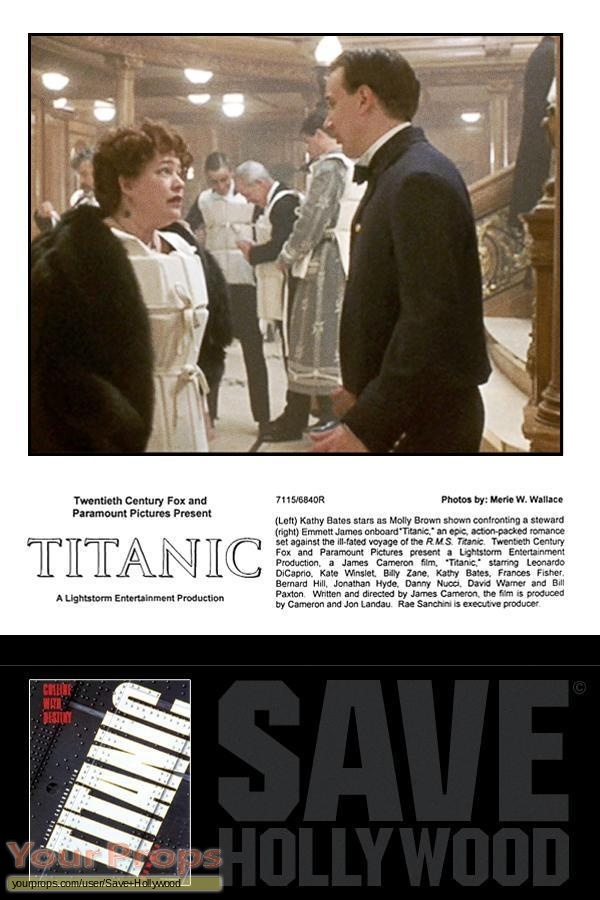 Titanic original production artwork