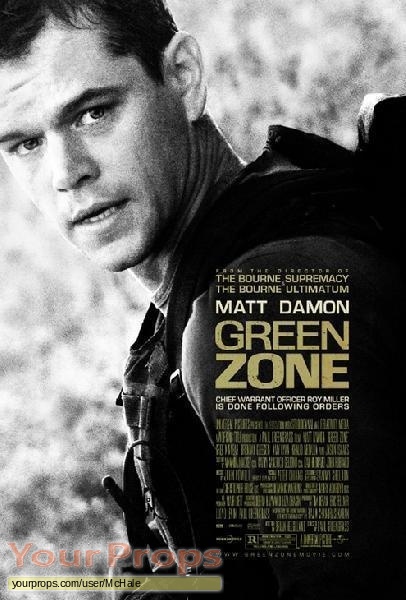 Green Zone original movie prop