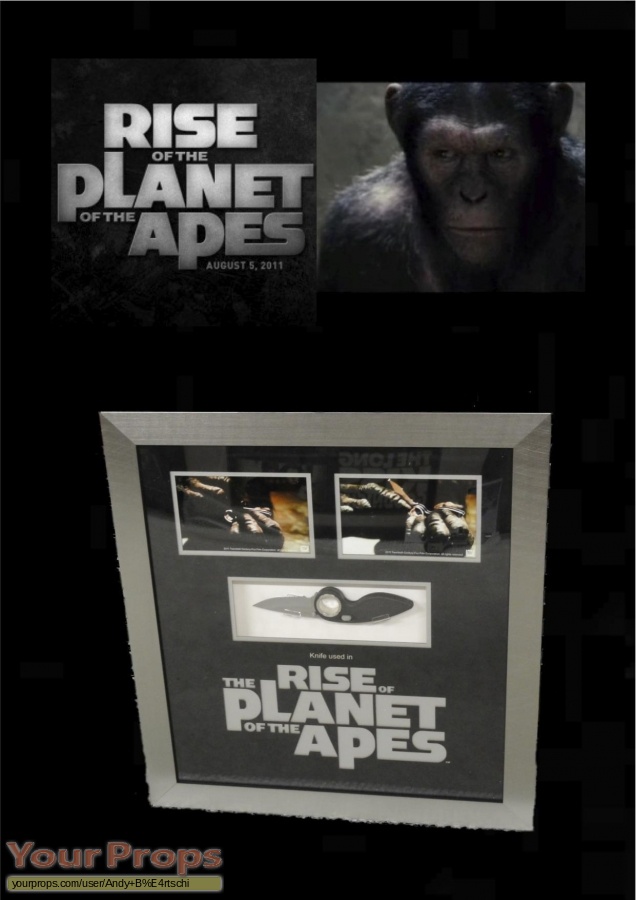 Rise of the Planet of the Apes original movie prop weapon