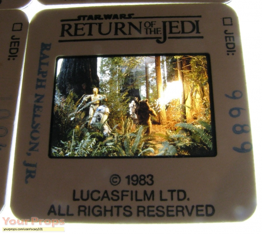 Star Wars  Return Of The Jedi original production material