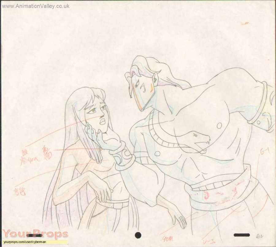 Street Fighter  The Animated Series original production artwork