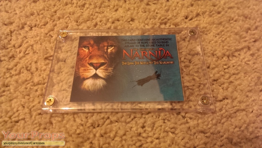 The Chronicles of Narnia  The Lion  the Witch and the Wardrobe original movie prop