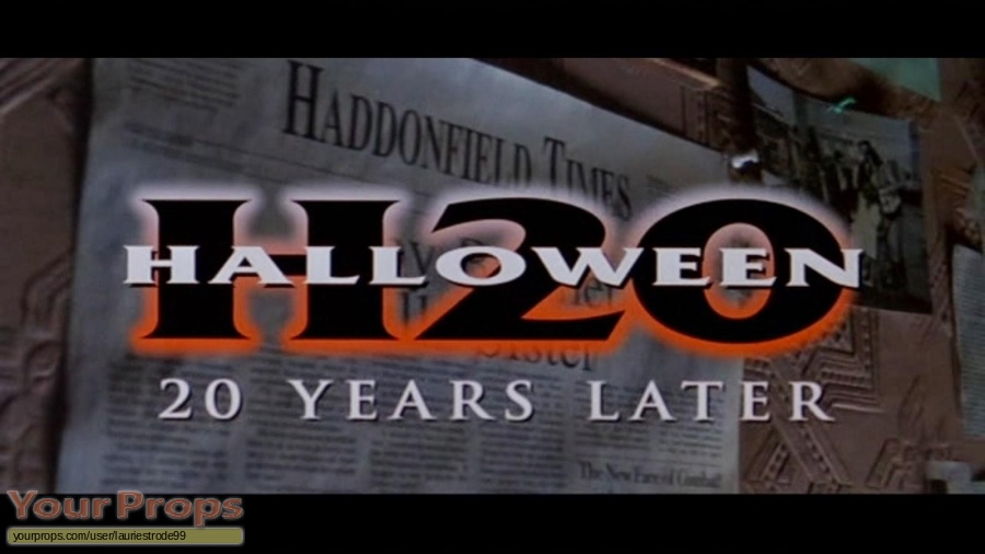 Halloween H20  20 Years Later original movie prop
