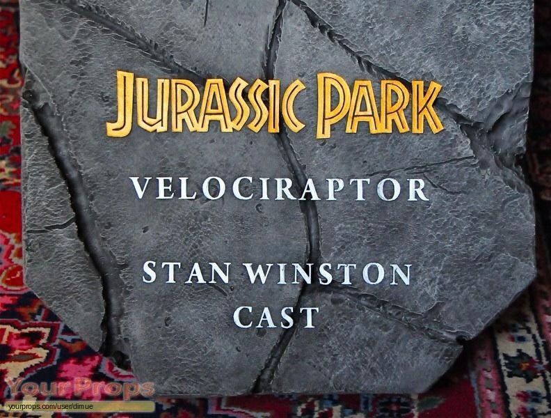 Jurassic Park 2  The Lost World replica production material