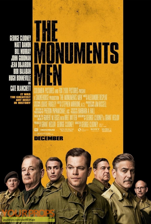 The Monuments Men original movie prop