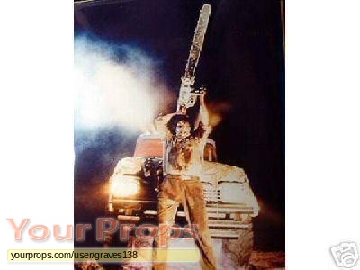 Leatherface  Texas Chainsaw Massacre III original movie prop