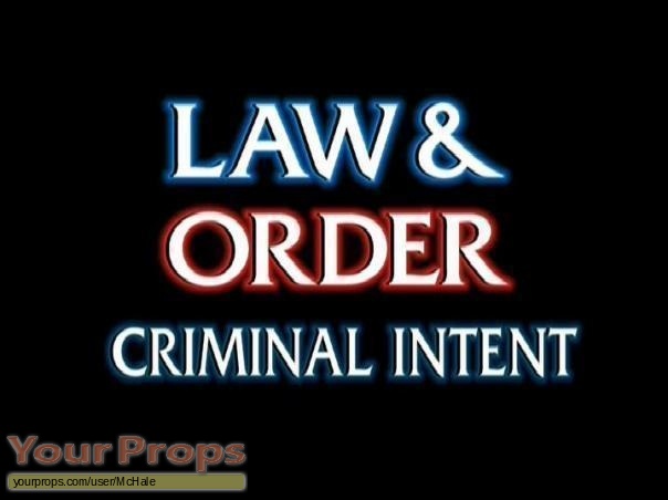 Law   Order  Criminal Intent replica movie prop