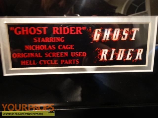 Ghost Rider original movie prop