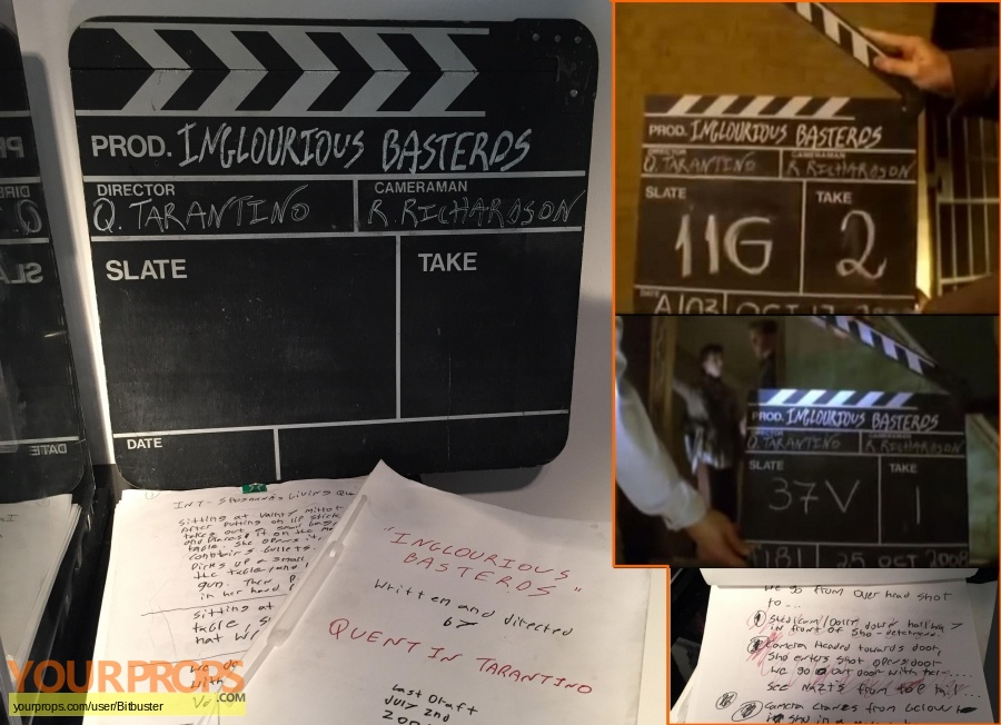 Inglourious Basterds original production material