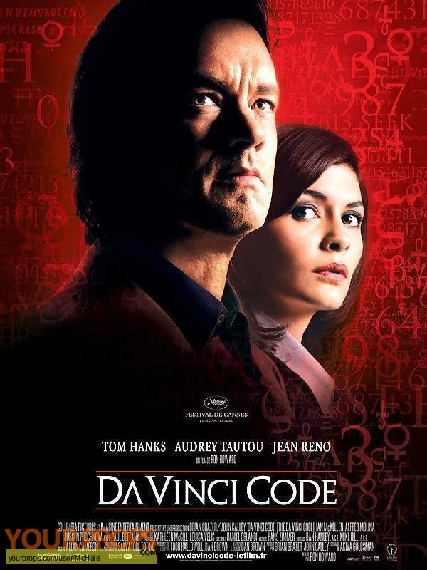 The DaVinci Code original movie prop