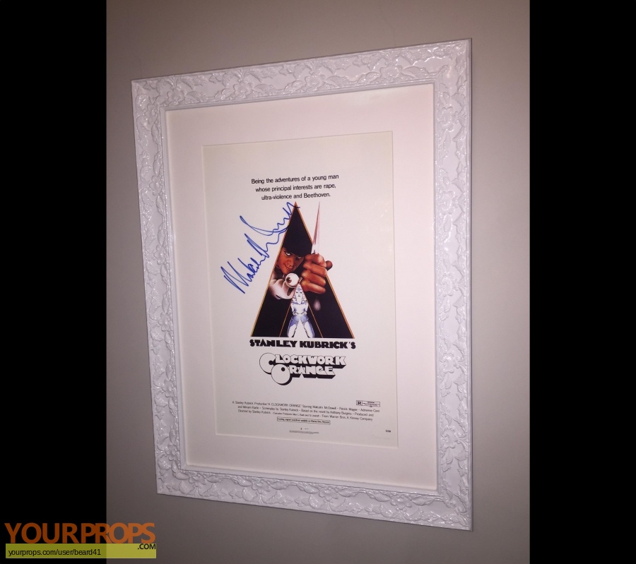 A Clockwork Orange  Stanley Kubricks original production artwork
