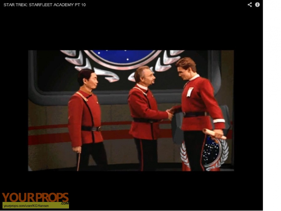 Star Trek  Starfleet Academy (video game) original movie costume
