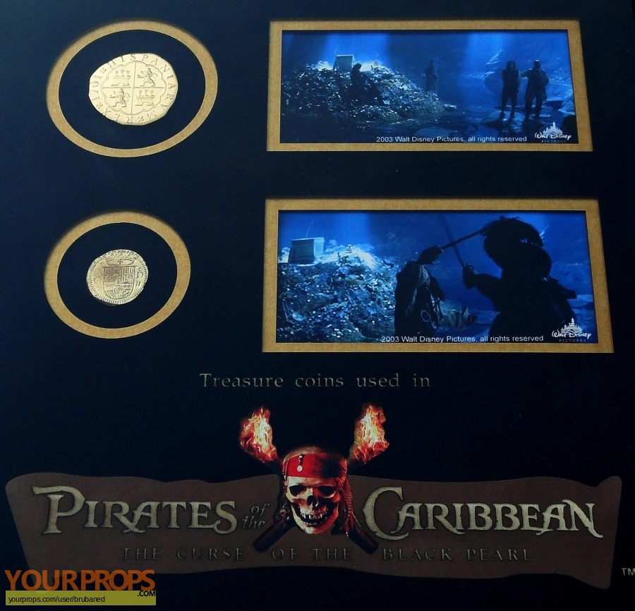 Pirates of the Caribbean  The Curse of The Black Pearl original set dressing   pieces