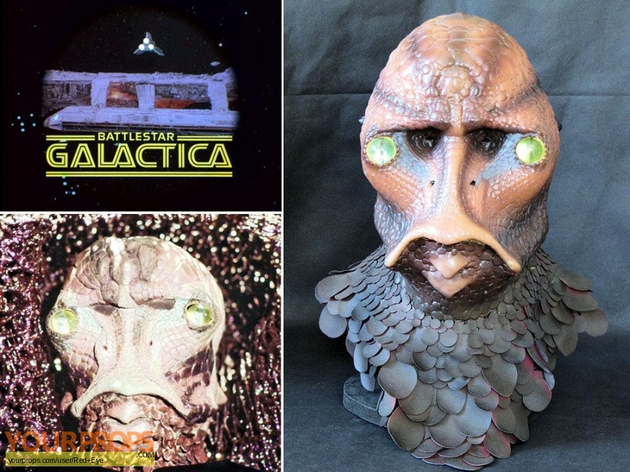 Battlestar Galactica replica make-up   prosthetics