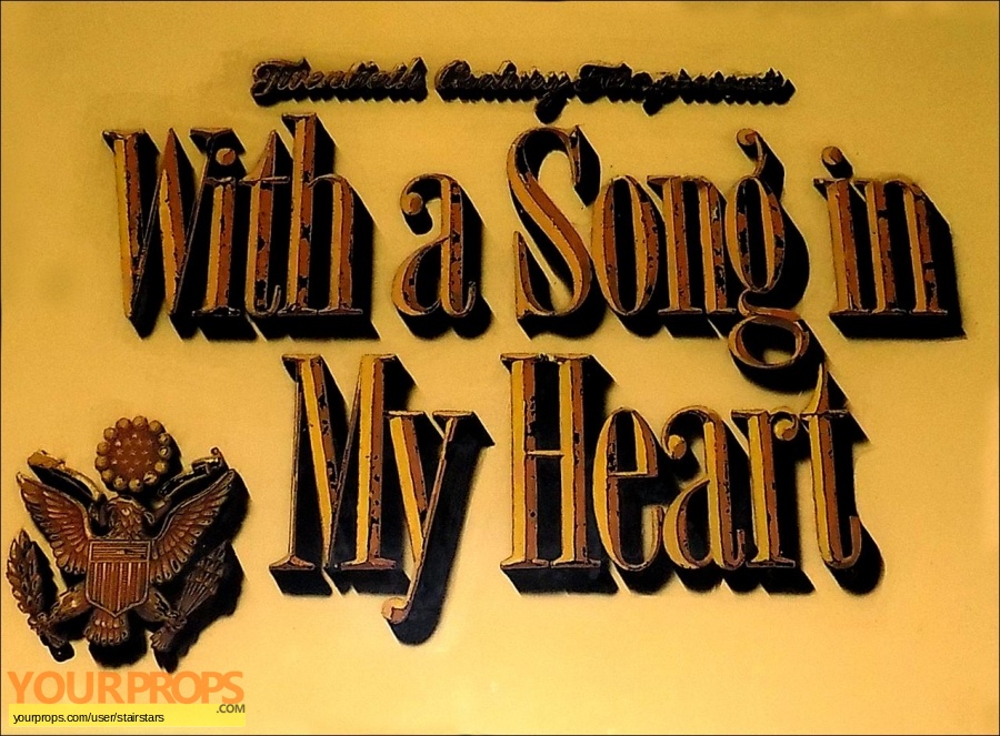 With A Song In My heart original production artwork