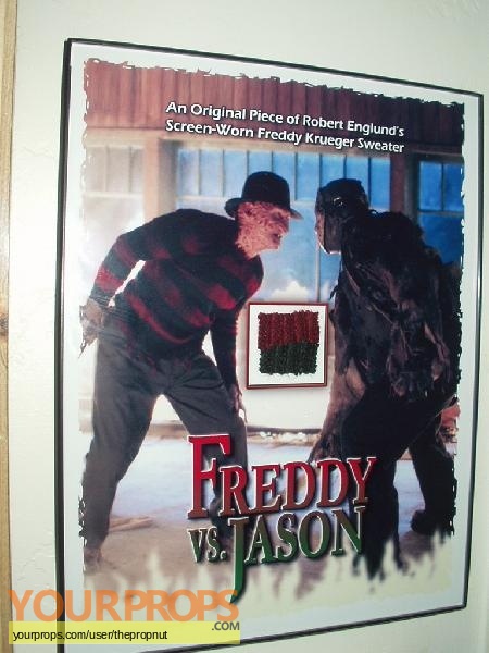 Freddy vs  Jason swatch   fragment movie costume